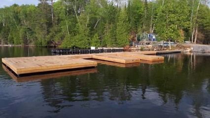 8ft x 56ft, 24ft x 20ft, 6ft x 20ft(x2) Floating Pontoon Dock in Kinmount.jpg